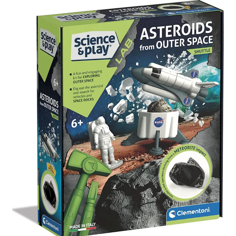 Набор для исследования Clementoni Nasa Asteroid Dig Kit, 6+ лет Набор для исследования Clementoni Nasa Asteroid Dig Kit, 6+ лет