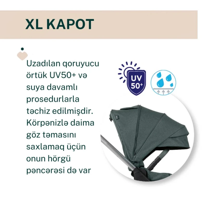 Детская коляска Chicco Bellagio Fir Tree, зеленая, 106x82x55 см, 0+ месяцев