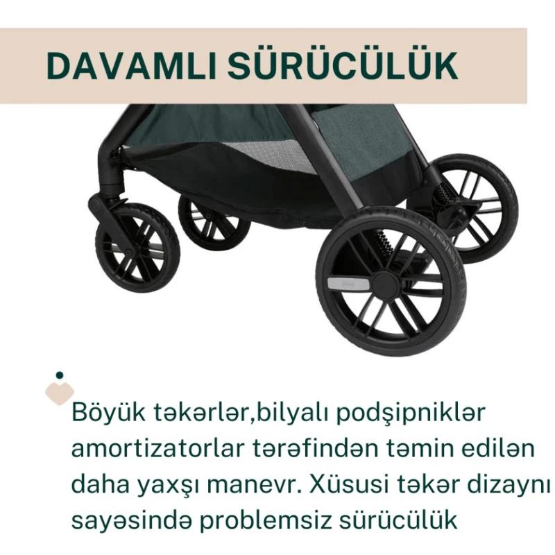 Детская коляска Chicco Bellagio Fir Tree, зеленая, 106x82x55 см, 0+ месяцев