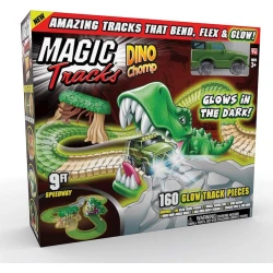 Oyuncaq dəsti Ontel Magic Tracks Dino Chomp 160, 160 hissə, 3+ yaş
