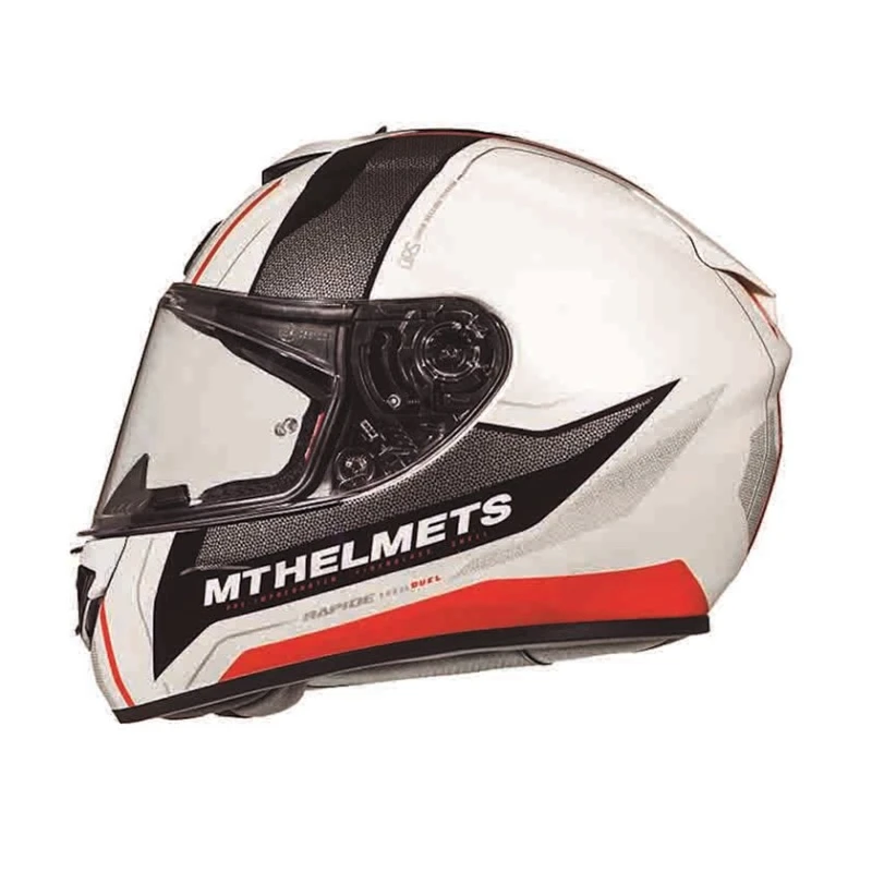 Мотошлем MT Helmets Rapide Kid Duel D1 Gloss Pearl Red, размер M Мотошлем MT Helmets Rapide Kid Duel D1 Gloss Pearl Red, размер M