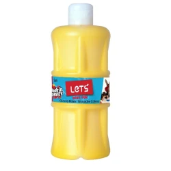 Гуашь Lets L-5101, желтая, 500 мл Гуашь Lets L-5101, желтая, 500 мл