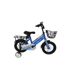 Детский велосипед BB708, черный/синий, 16