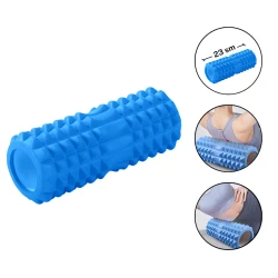 Массажный ролик с шипами Gymnic 1004/2, голубой, 23 см