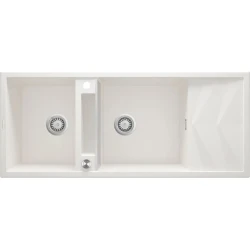 Кухонная мойка Deante Magnetic ZRMA213, гранит, белый, 50x116 см Кухонная мойка Deante Magnetic ZRMA213, гранит, белый, 50x116 см