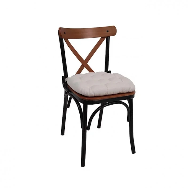 Подушка для стула Oeko-Tex Mimosa, 45x40 см, микрофибра, бежевая Подушка для стула Oeko-Tex Mimosa, 45x40 см, микрофибра, бежевая