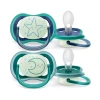 Набор пустышек Philips AVENT Ultra Air Nighttime SCF376/13, 6-18 мес, силикон