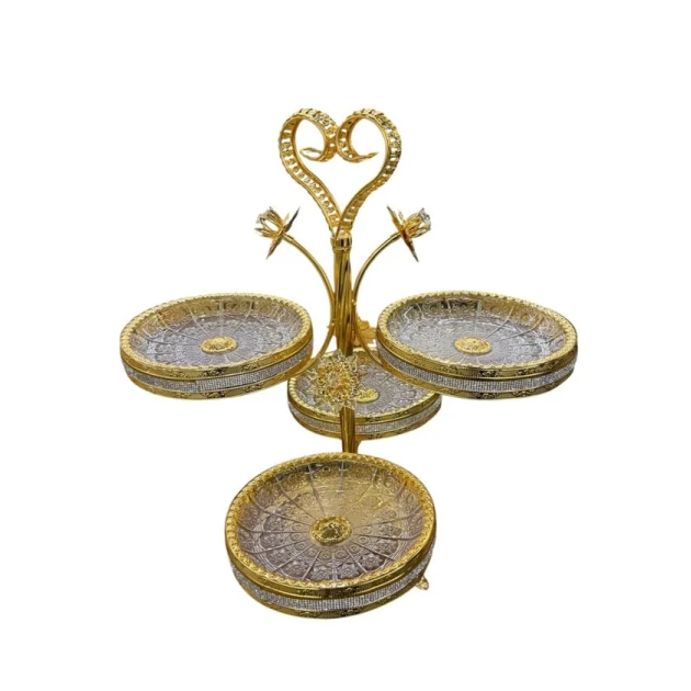 Конфетница Sahara 00004417, золотистая Конфетница Sahara 00004417, золотистая