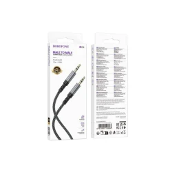 Цифровой аудиоадаптер с разъемом 3,5 мм и USB-C на обоих концах, Borofone BL24