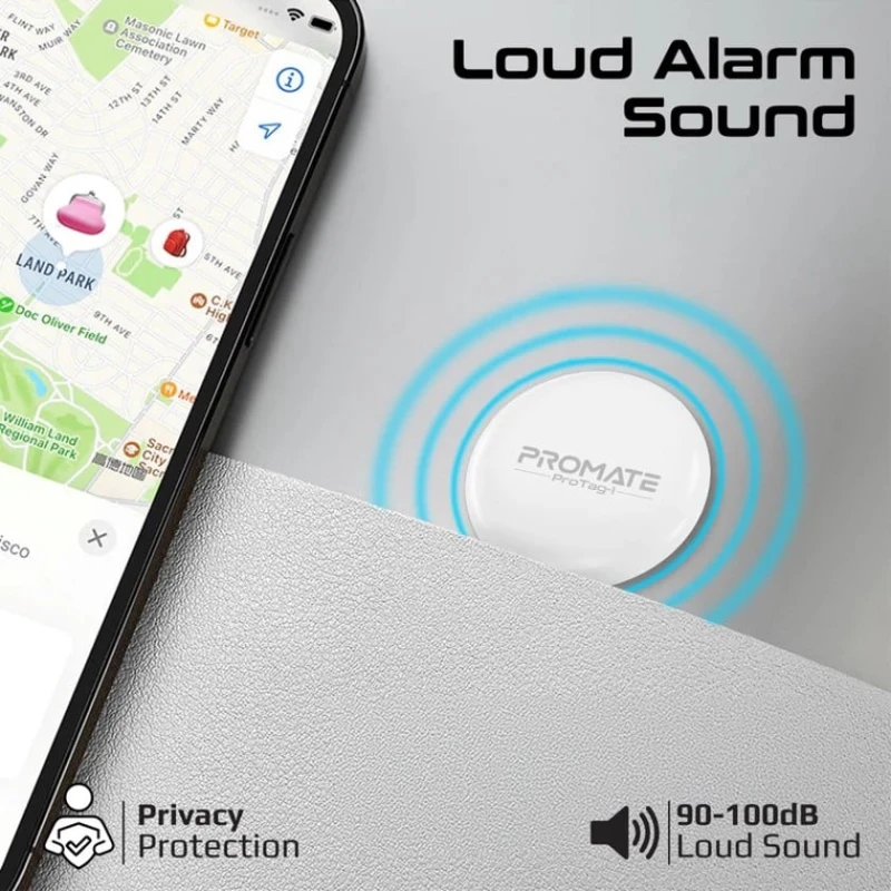 Трекер Promate Protag-1 White Трекер Promate Protag-1 White