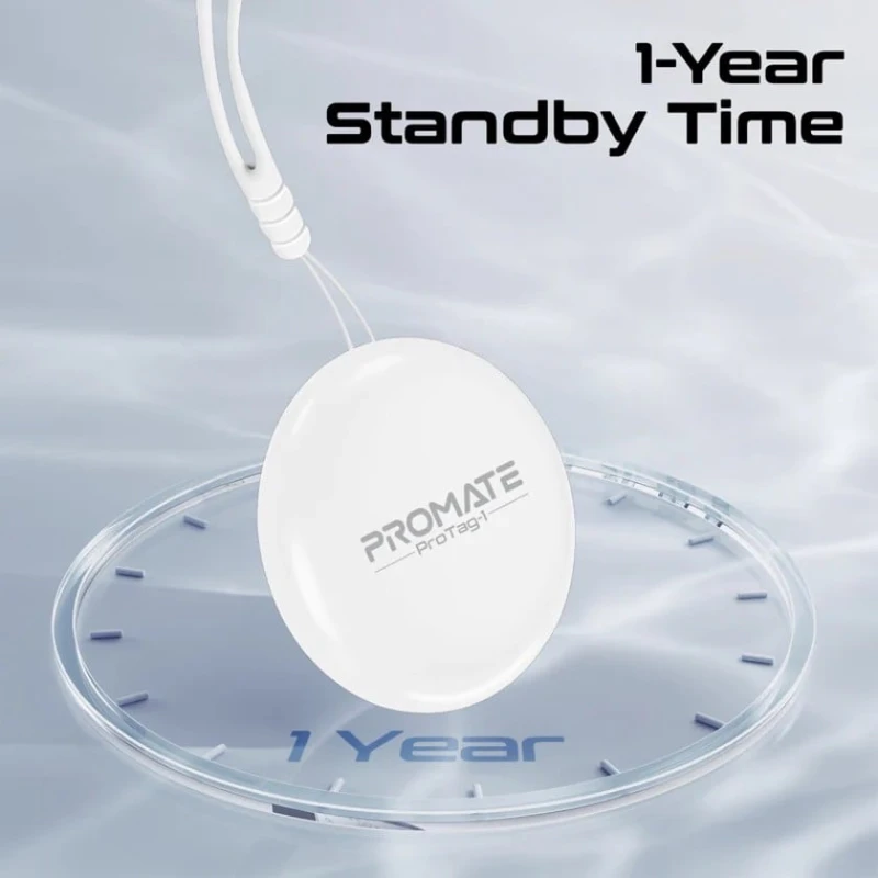 Трекер Promate Protag-1 White Трекер Promate Protag-1 White