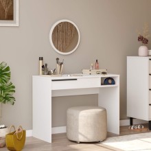 Makiyaj masası Ev Plus ev_13111202, LDSP, ağ, 1000x440x750 mm