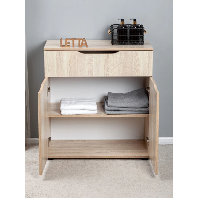 Комод Letta, бежевый, ЛДСП, 75х35.5х82 см