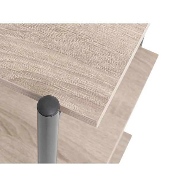 Стеллаж JYSK Vandborg 3 полки, дуб/чёрный Стеллаж JYSK Vandborg 3 полки, дуб/чёрный