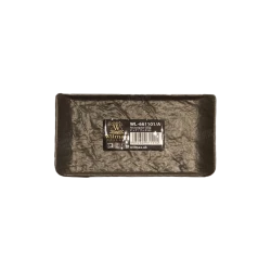 Блюдо Wilmax 661101/A, прямоугольник, 15х8 см, фарфор, черный