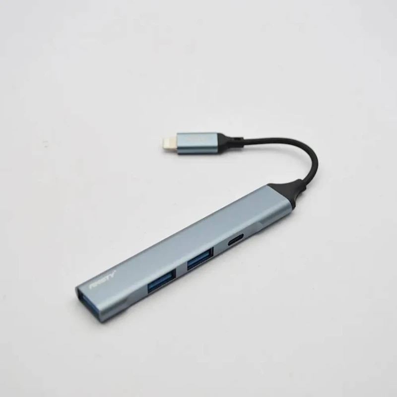 USB хаб Ansty UA-06 Lightning 4 in 1 Grey USB хаб Ansty UA-06 Lightning 4 in 1 Grey
