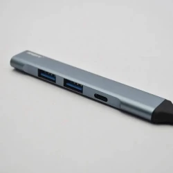 USB хаб Ansty UA-06 Lightning 4 in 1 Grey