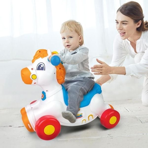 Игрушка-качалка 2 в 1 Winfat Junior Rider Rocking Horse Игрушка-качалка 2 в 1 Winfat Junior Rider Rocking Horse
