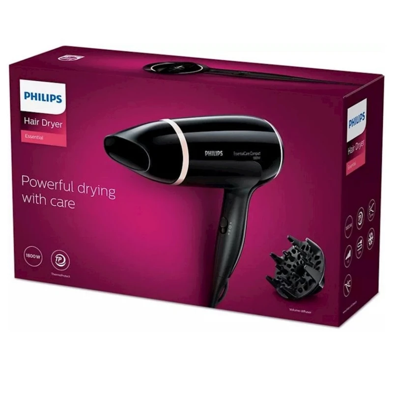 Фен Philips BHD004 EssentialCare Compact Фен Philips BHD004 EssentialCare Compact