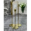 Набор подсвечников Plateon0020, металл, золотистый, 3 шт