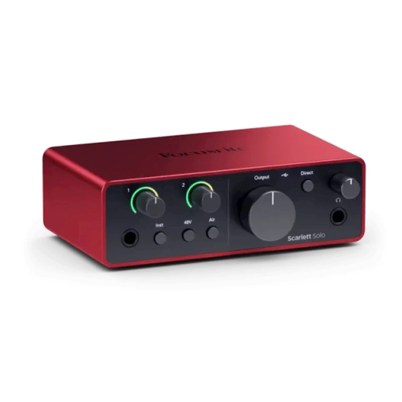 Звуковая карта Focusrite Scarlett Solo 4th Gen Звуковая карта Focusrite Scarlett Solo 4th Gen