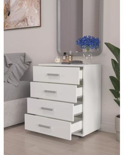 Komod Letta 3563_Letta25KomProsWh, ağ, 57х36х70 sm
