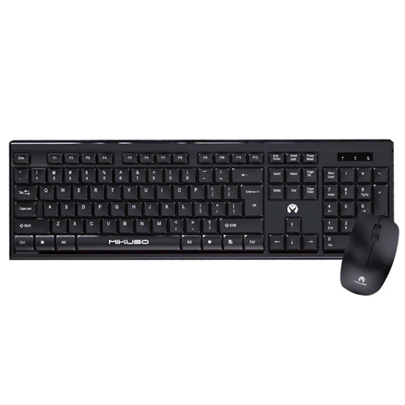 Комплект клавиатура и мышь Mikuso KB-C039 Black Комплект клавиатура и мышь Mikuso KB-C039 Black