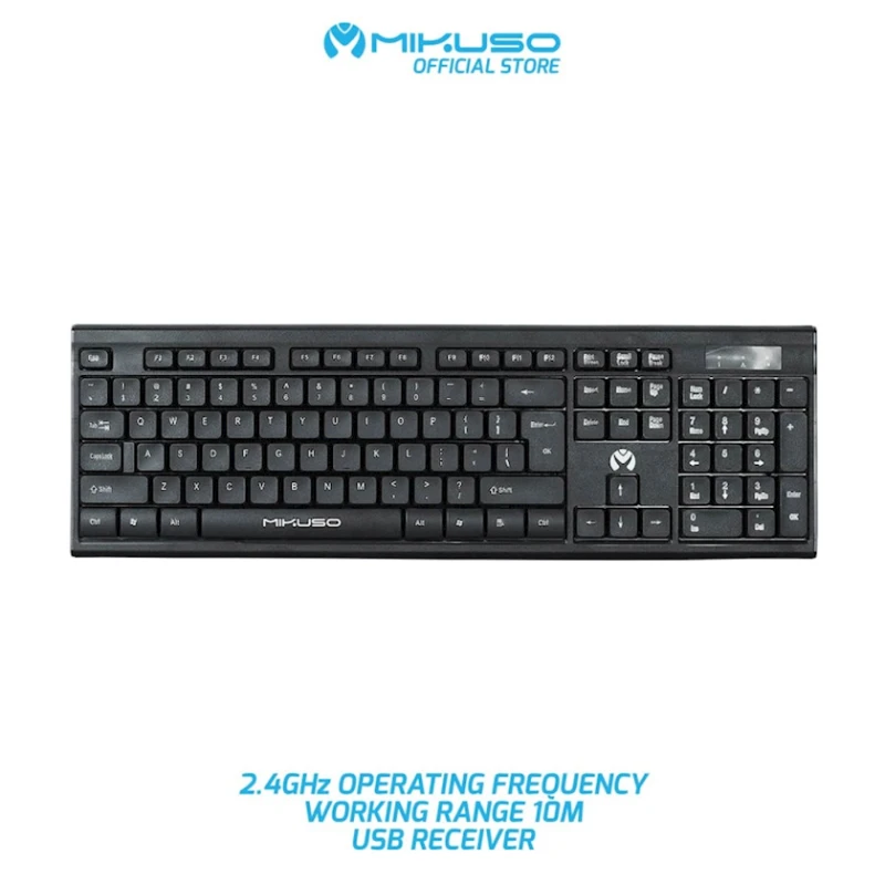 Комплект клавиатура и мышь Mikuso KB-C039 Black Комплект клавиатура и мышь Mikuso KB-C039 Black