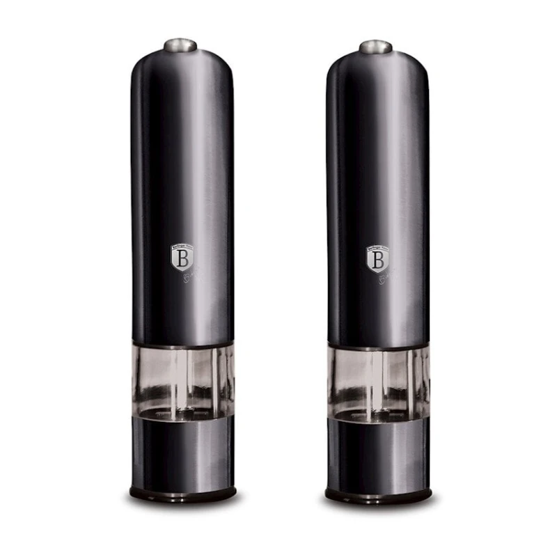 Elektrik dəyirman dəsti istiot və duz üçün Berlinger Haus BH9288 Carbon Pro Collection