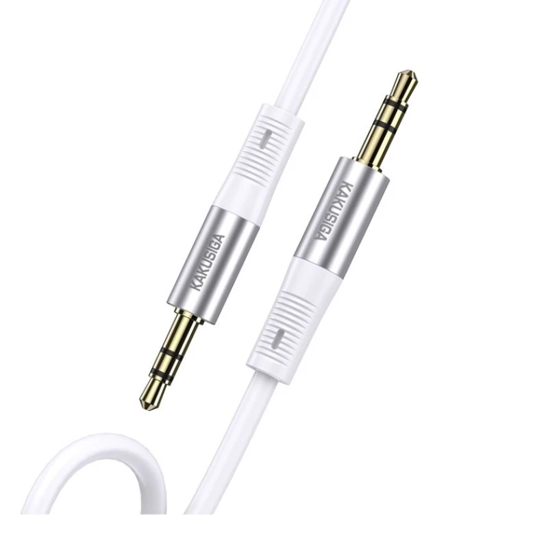 Аудиокабель Kakusiga KSC-891 3.5mm to 3.5mm White