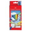 Набор цветных карандашей Faber-Castell Jumbo, 10 шт, дерево Набор цветных карандашей Faber-Castell Jumbo, 10 шт, дерево