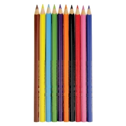 Набор цветных карандашей Faber-Castell Jumbo, 10 шт, дерево