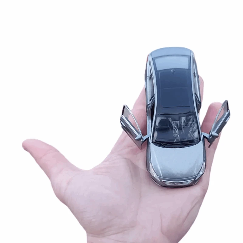 Машинка Hyundai Sonata, 11.5x4x2.5 см, серебристая