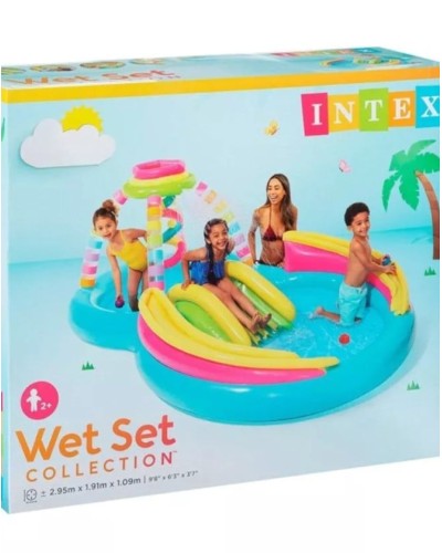 Şişmə hovuz Intex H56225588137, 295x191x109 sm, 374 l, rəngbərəng