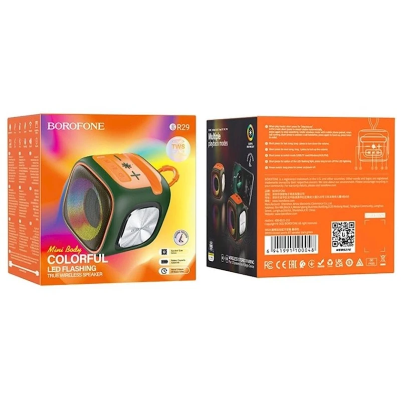 Portativ dinamik Borofone BR29 Dark Green