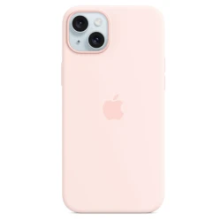 Чехол Apple Silicone Case with MagSafe для iPhone 15 Plus - Light Pink