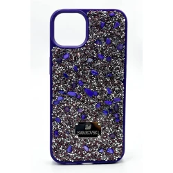 Чехол SS834 Swarovski для Apple iPhone 13 Фиолетовый
