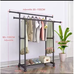 Передвижная вешалка IV56TUR1, черная, 90x42x90 см Передвижная вешалка IV56TUR1, черная, 90x42x90 см