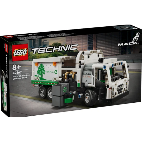 Конструктор LEGO Technic Mack LR Electric Garbage Truck 42167, 8+ лет, 503 элементов