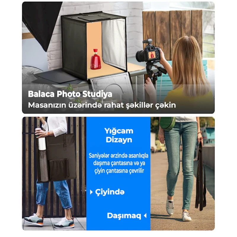 Фотобокс для предметной съемки Neewer, 50 см Фотобокс для предметной съемки Neewer, 50 см