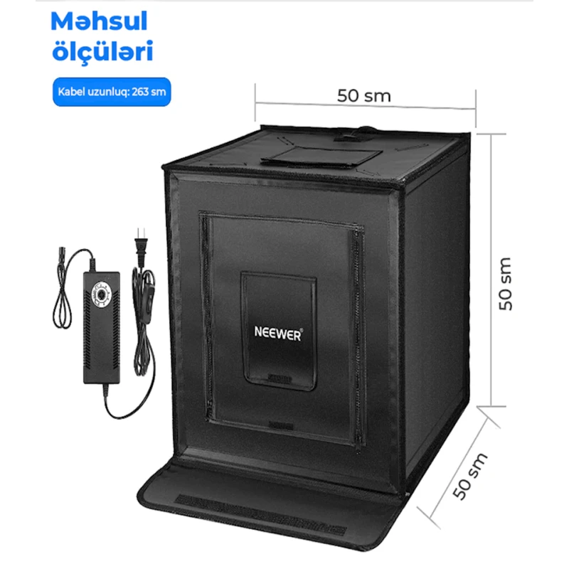 Фотобокс для предметной съемки Neewer, 50 см Фотобокс для предметной съемки Neewer, 50 см