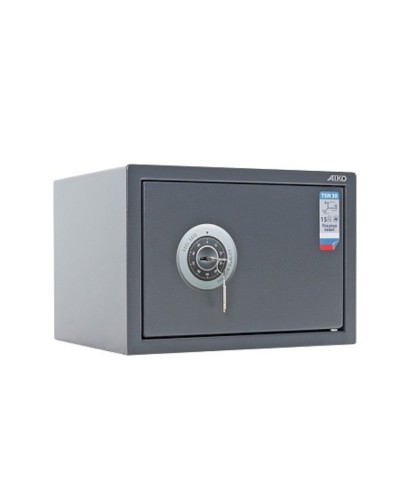 Ofis seyfi Aiko TSN-30, açar ilə, qrafit, 300x435x360 mm