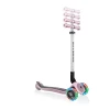 Самокат-кикборд Globber Primo Foldable Premium Lights, детский, от 3 лет, максимальный вес 50 кг, розовый Самокат-кикборд Globber Primo Foldable Premium Lights, детский, от 3 лет, максимальный вес 50 кг, розовый