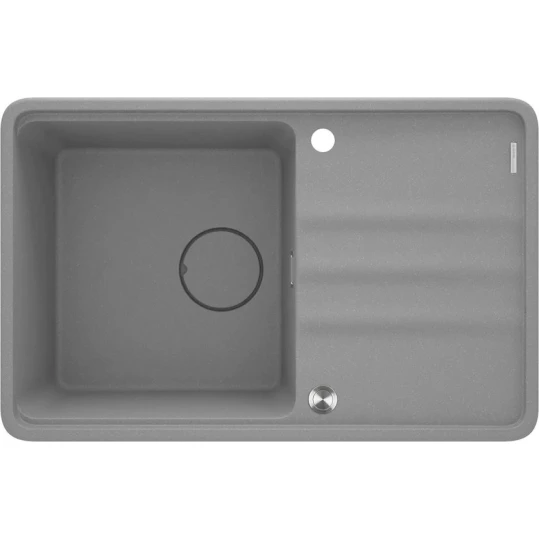 Кухонная мойка Deante Momi ZKMS113, гранит, серый, 50x78 см