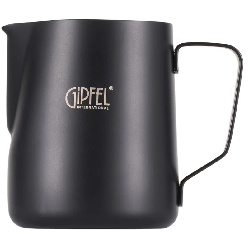 Молочник Gipfel Deluxe Black 52425, 500 мл, нержавеющая сталь, черный