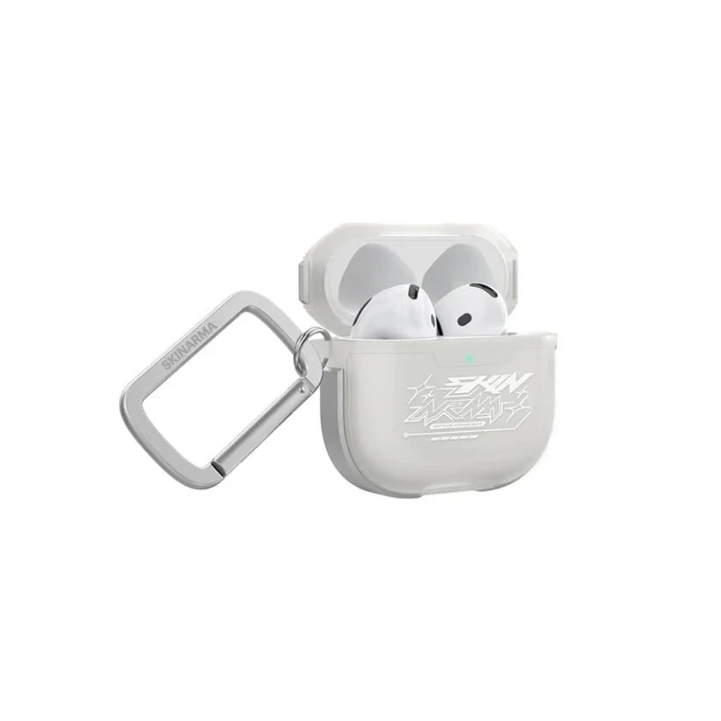 Чехол для наушников Skinarma KINZOKU для Apple AirPods 4 White Чехол для наушников Skinarma KINZOKU для Apple AirPods 4 White