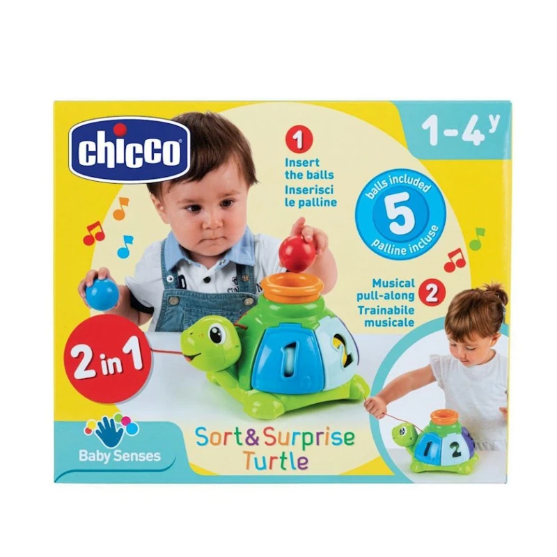Oyuncaq-Sorter Chicco Sort & Surprise Turtle