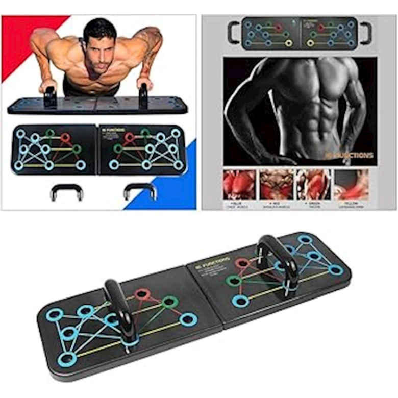 Упоры для отжиманий 2262_202304093/0174, пластик, черный Упоры для отжиманий 2262_202304093/0174, пластик, черный