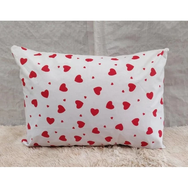 Наволочка MM Teksil MM-19, 50x70 см, хлопок, красная/белая Наволочка MM Teksil MM-19, 50x70 см, хлопок, красная/белая