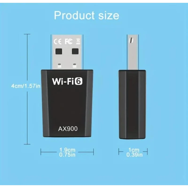 WiFi adapter OBD AX900 2.4G-5G Wi-Fi 6